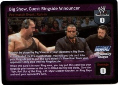 Big Show, Guest Ring Announcer